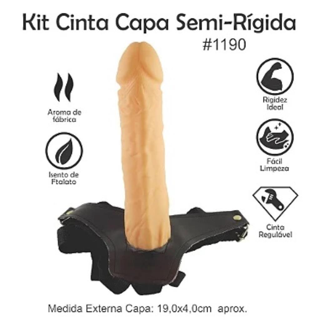 KIT CINTA COM CAPA SEMI RIGIDA 19X4CM