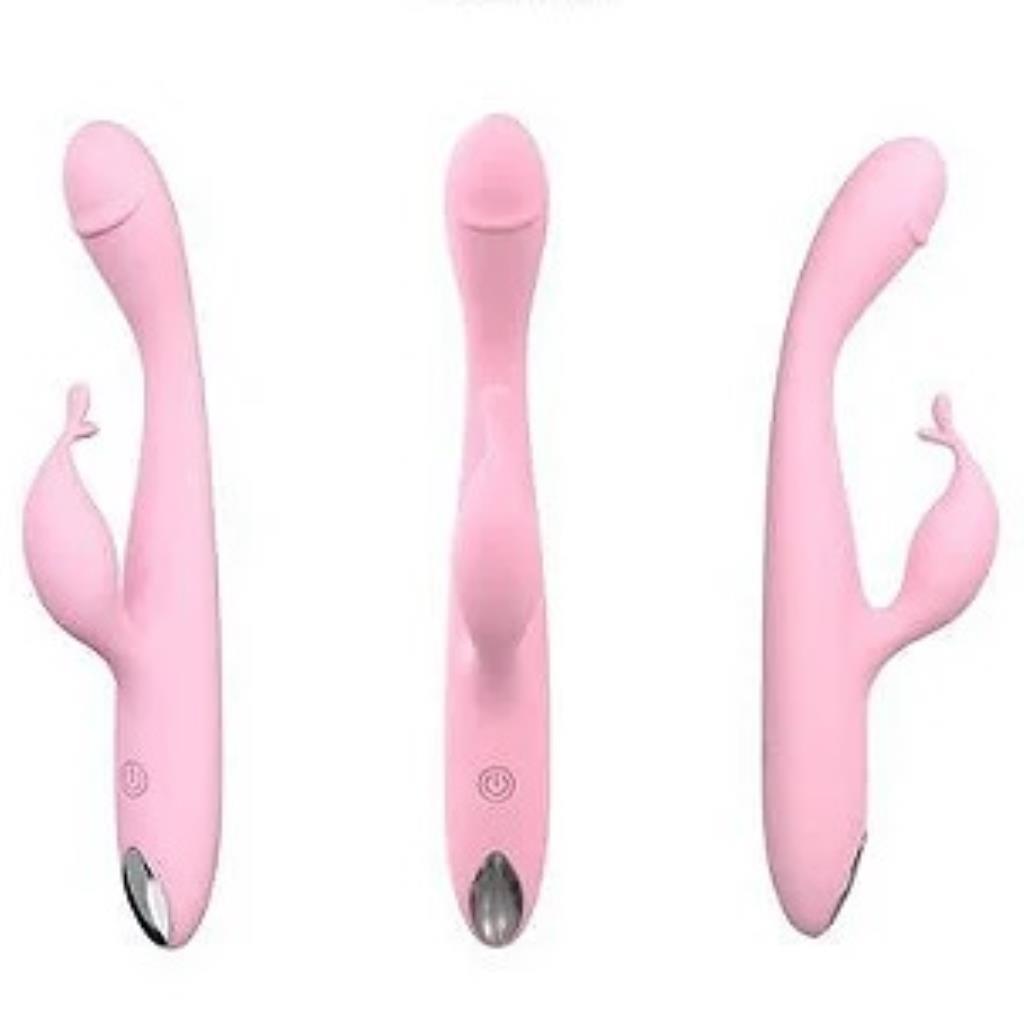 VIBRADOR RABBIT SHERRY AVELUDADO 10 MODOS DE VOBRACOES 19X6 CM - YSYI149