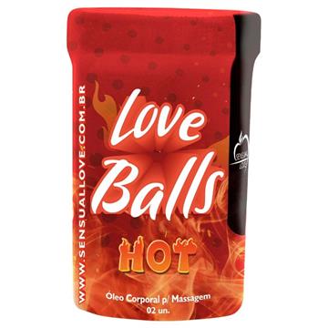 LOVE BALLS BOLINHA HOT 02 UNIDADES SENSUAL LOVE HOT