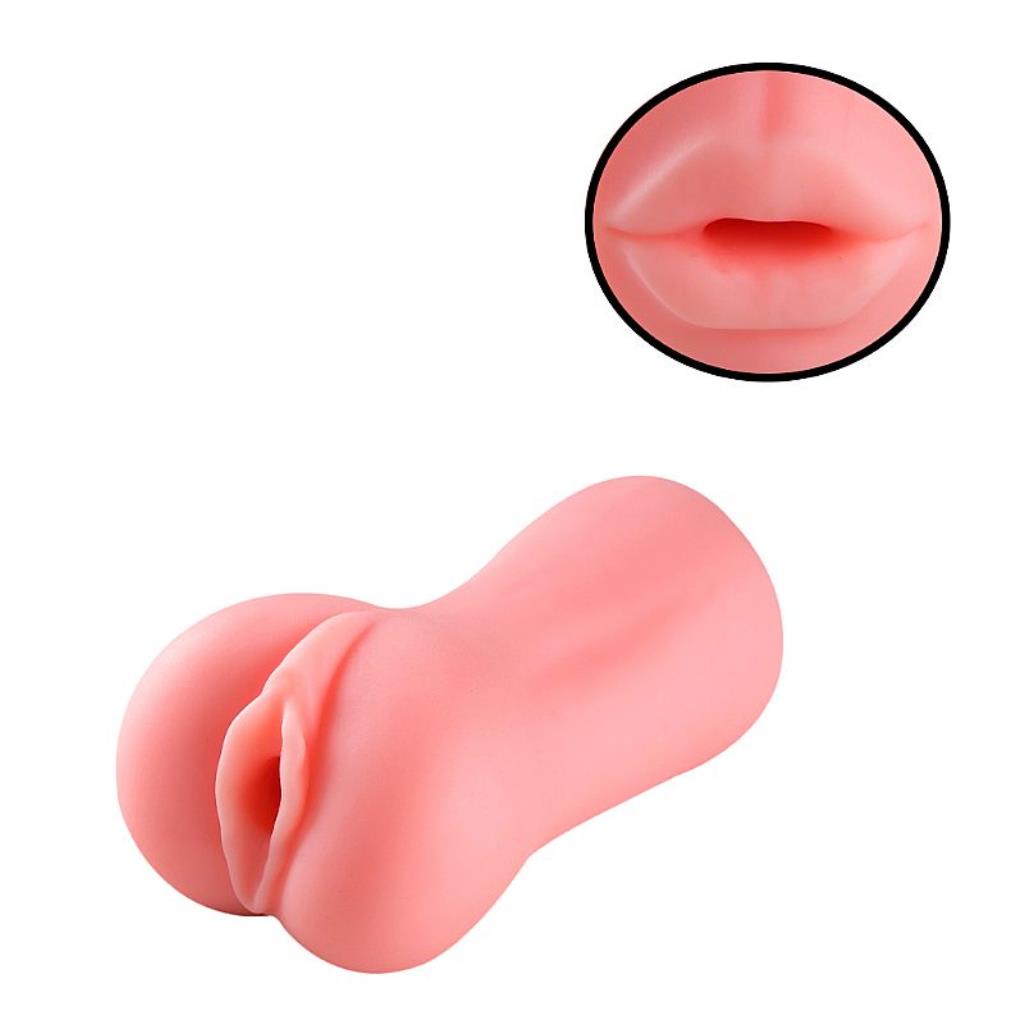 MASTURBADOR VAGINA BOCA CYBERSKIN REALISTIC 18,0X5,0 CM