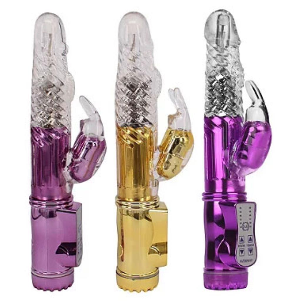 VIBRADOR ROTATIVO 36 FUNCOES ROXO METALICO ( 6212101601 ) / 5277