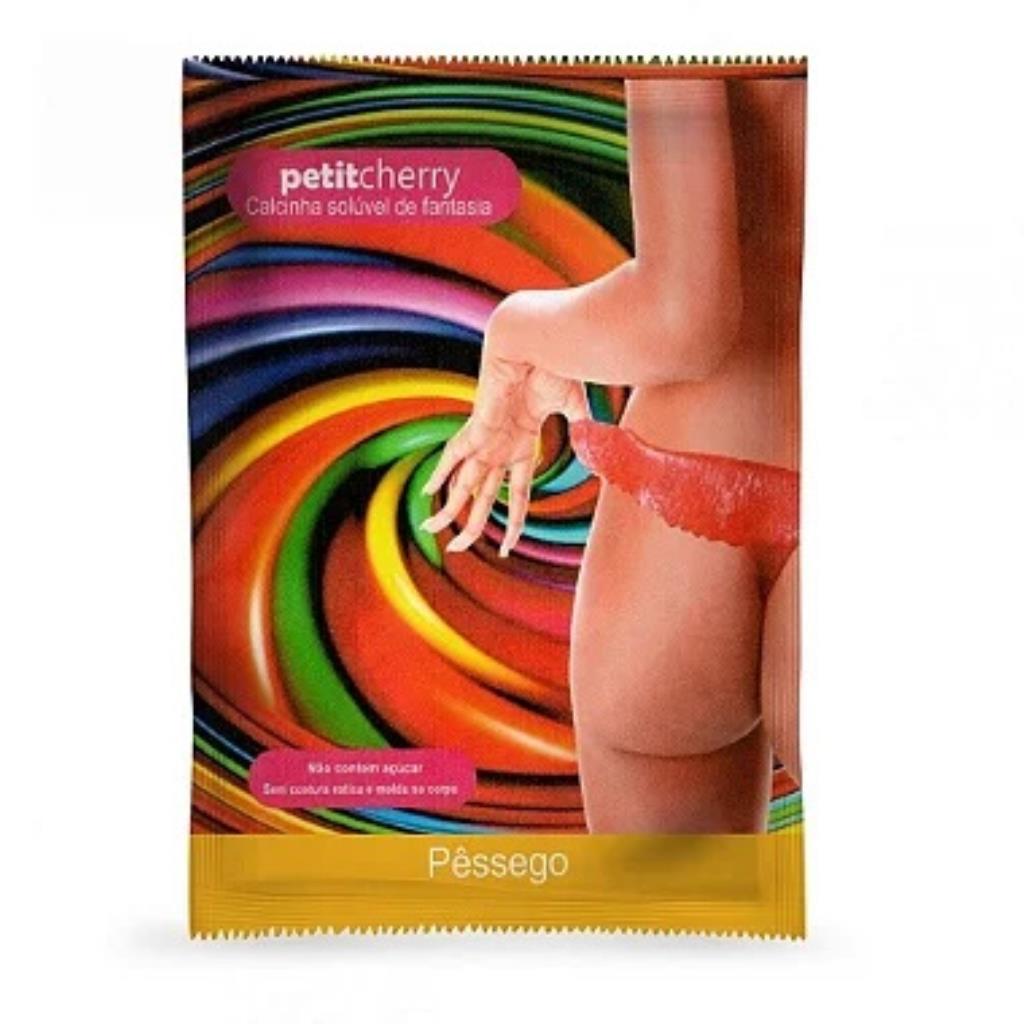 CALCINHA COMESTIVEL NEON PETITCHERRY PESSEGO