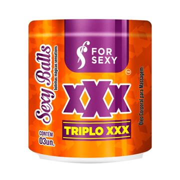 BOLINHA TRIPLO XXX SEXY BALLS 3UNI FORSEXY