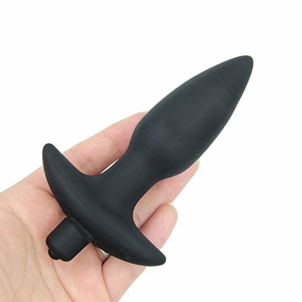 PLUGUE ANAL COM VIBRO 7,5X5 CM