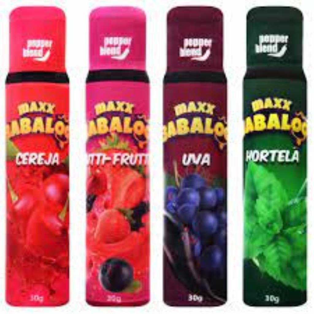 MAXX BABALOO GEL COMESTIVEL  BEIJAVEL 25G PEPPER BLEND CEREJA 30G / PB319