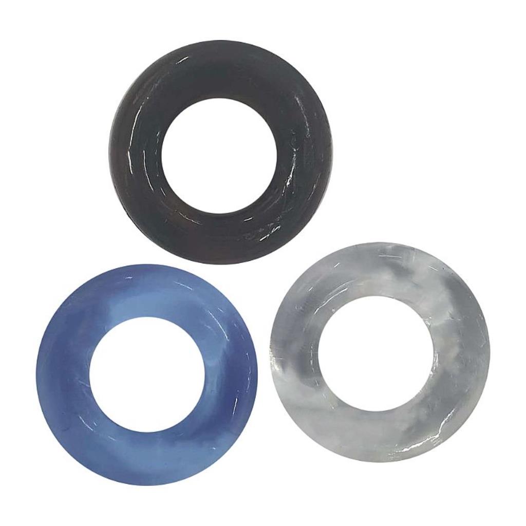 ANEL PENIANO KIT COM 3 CORES 3,7 CM