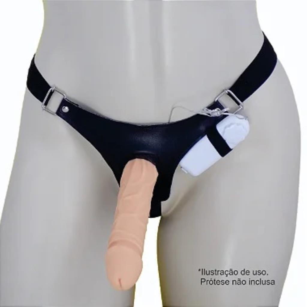 CINTA SADO ORIFÍCIO 3,5CM SUPORTE VIBRO