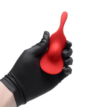 VIBRADOR DE CALCINHA 13,1 X 4,7 X 3,5 CM VIA APP 9 MODOS DELI VERMELHO