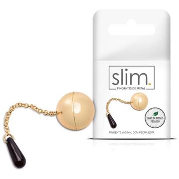 PINGENTE VAGINA COM PEDRA GOTA SLIM SEXY FANTASY / 2377/MT042 (7898509549297)