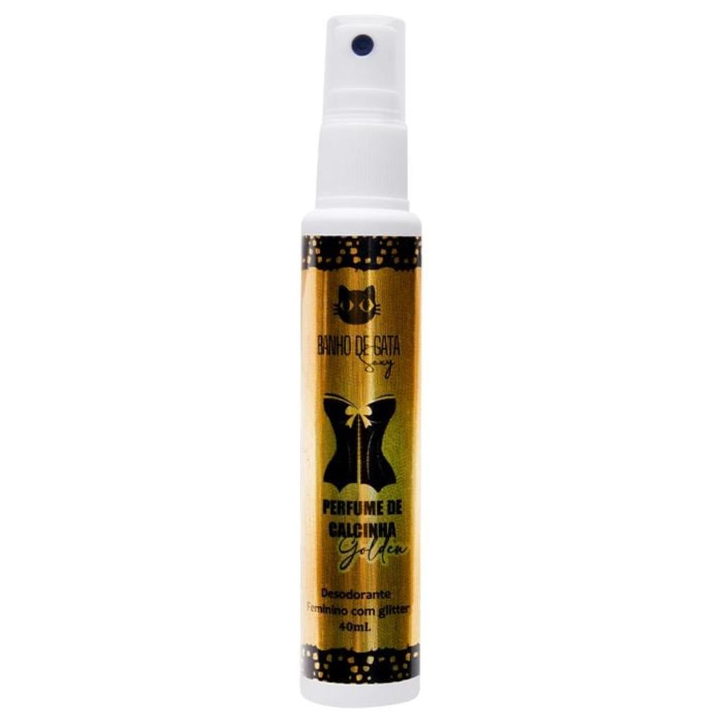 PERFUME DE CALCINHA GOLDEN 40ML BANHO DE GATA