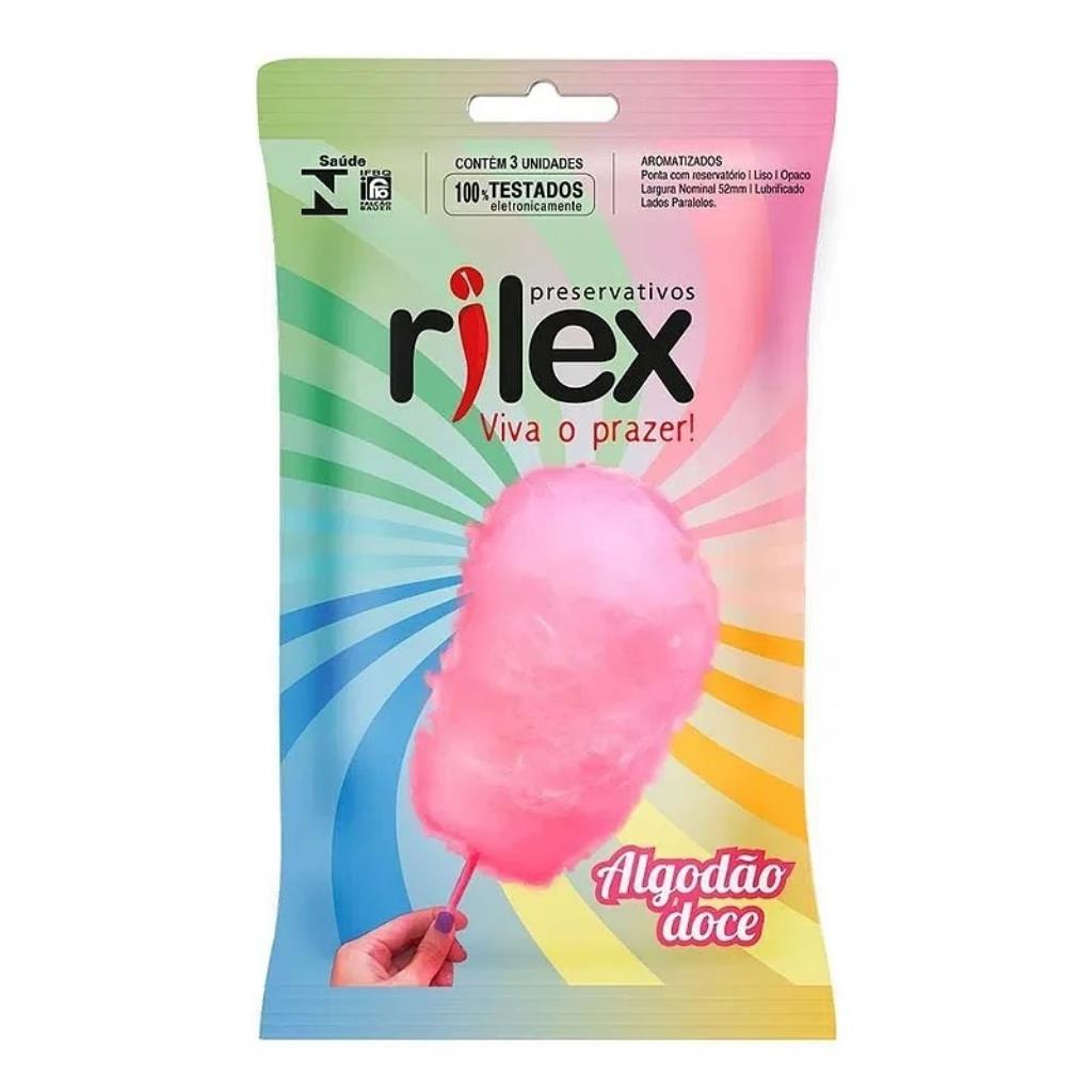 PRESERVATIVO LUBRIFICADO ALGODAO DOCE