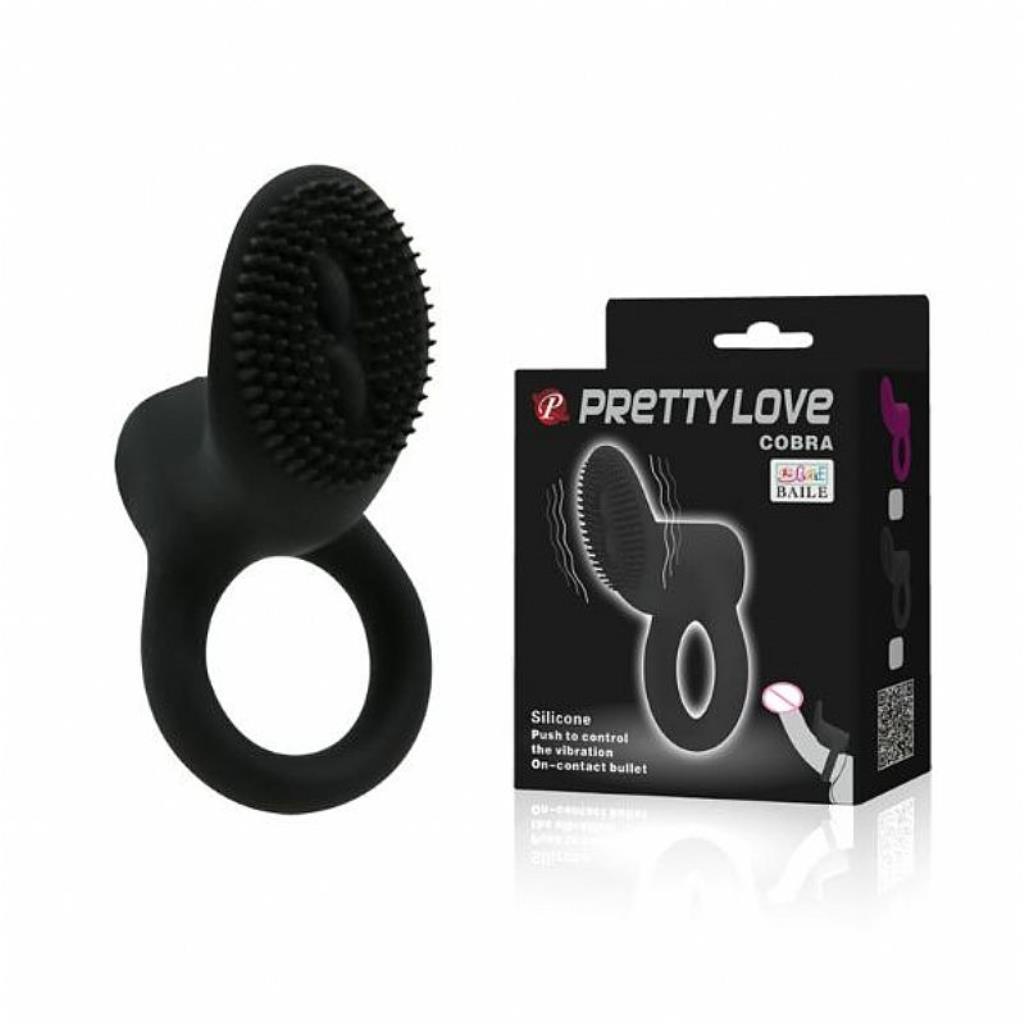 ANEL PENIANO COM VIBRO COBRA - PRETTY LOVE / 1154 / BI-210147-1