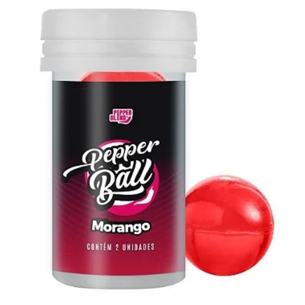 PEPPER BALL BOLINHA COMESTIVEL PEPPER BLEND MORANGO / PB112