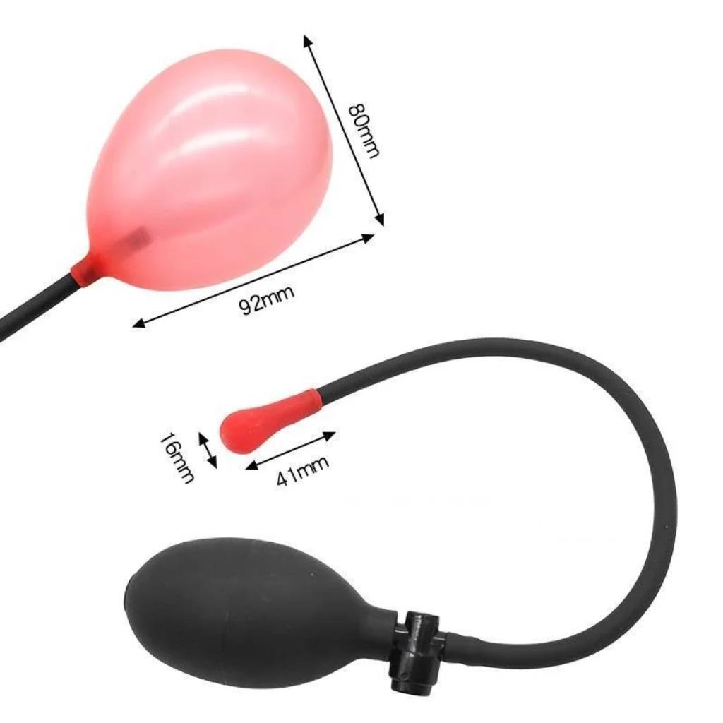 PLUG DILATADOR INFLAVEL PRETO 4,2 ~5,5CM DIAMETRO