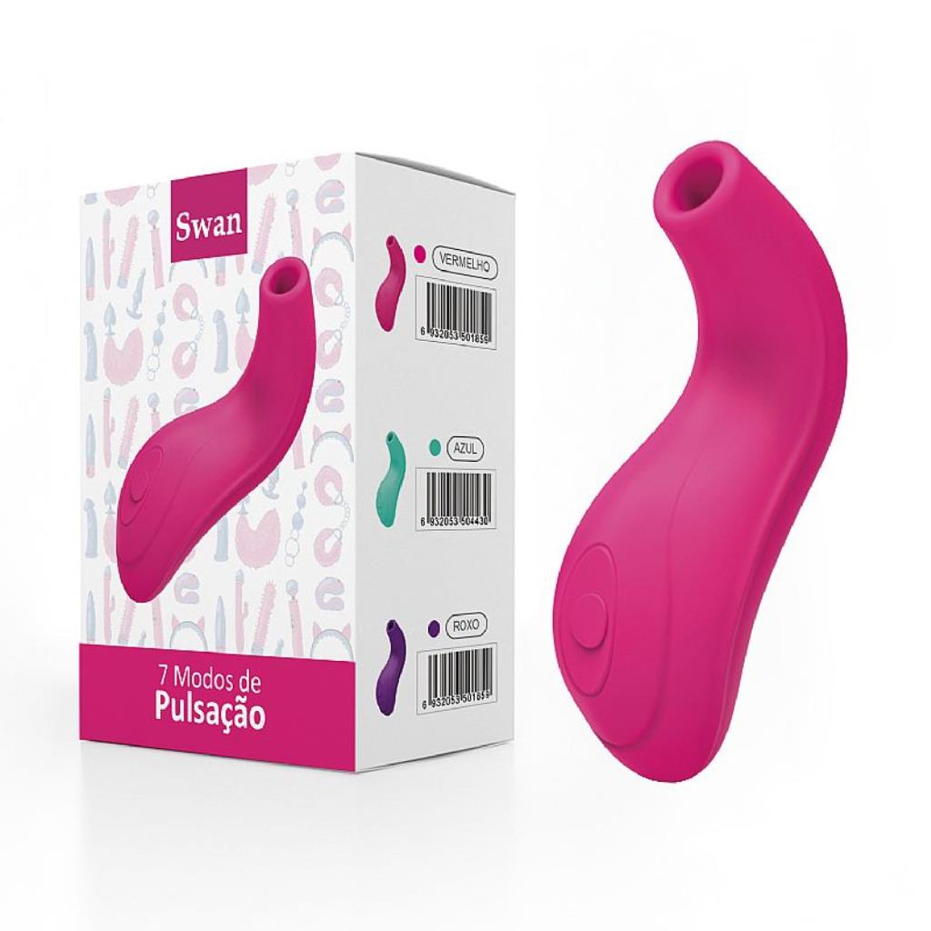 VIBRADOR RECARREGAVEL SWAN KISS 11,9X4,5X2,0 CM