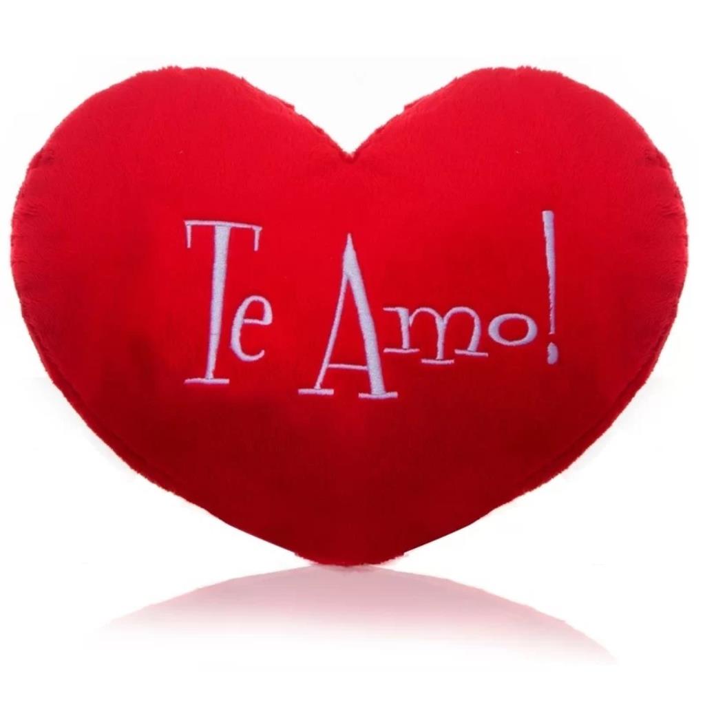 CORACAO PELUCIA ROMANTICO COM FRASES DIVERSAS
