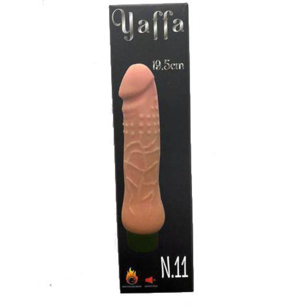 PROTESES EM CYBER 19,9 CM (TPE) COM VIBRO N° 11 YAFFA  / YSZE0121A / YSZE0121 / 0121382022326 YSZE0121B