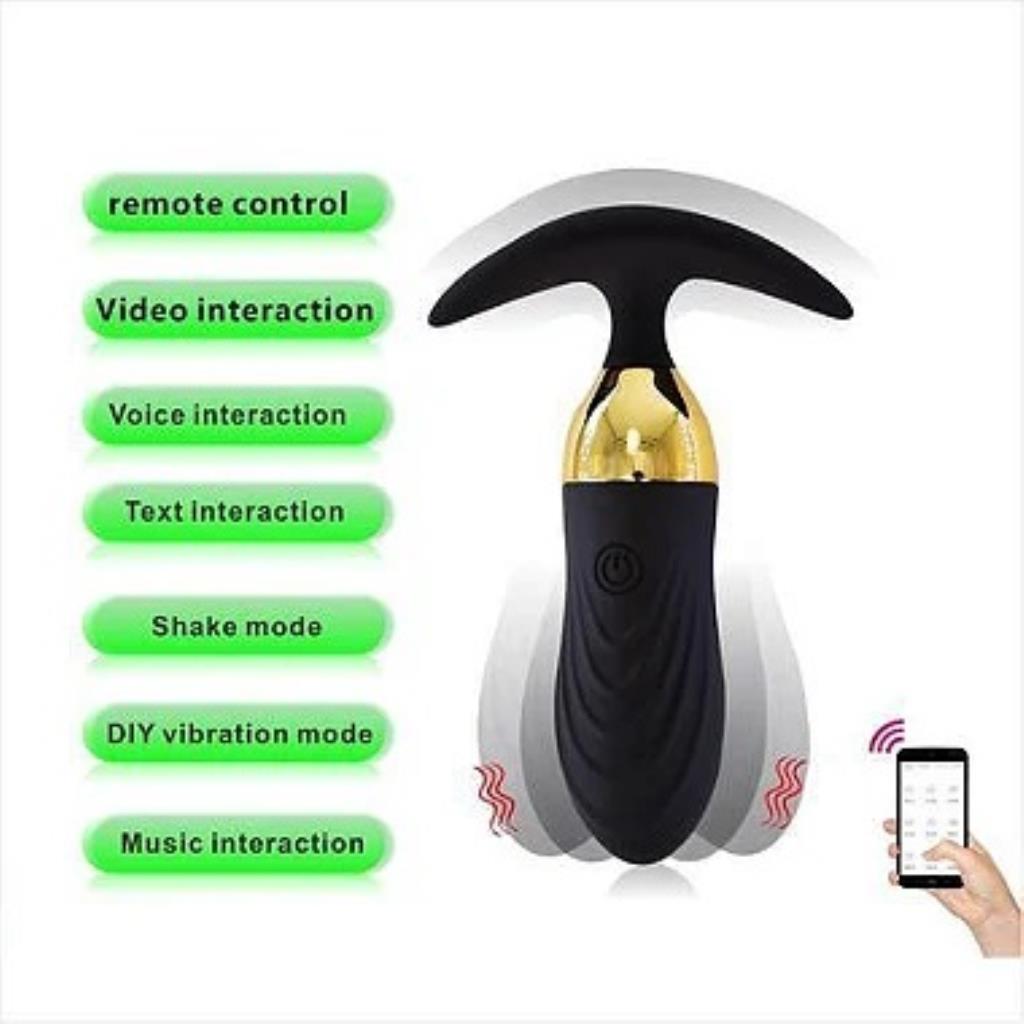 PLUG ANAL SILICONE COM CONTROLE WIRELESS B33 / YSYI164