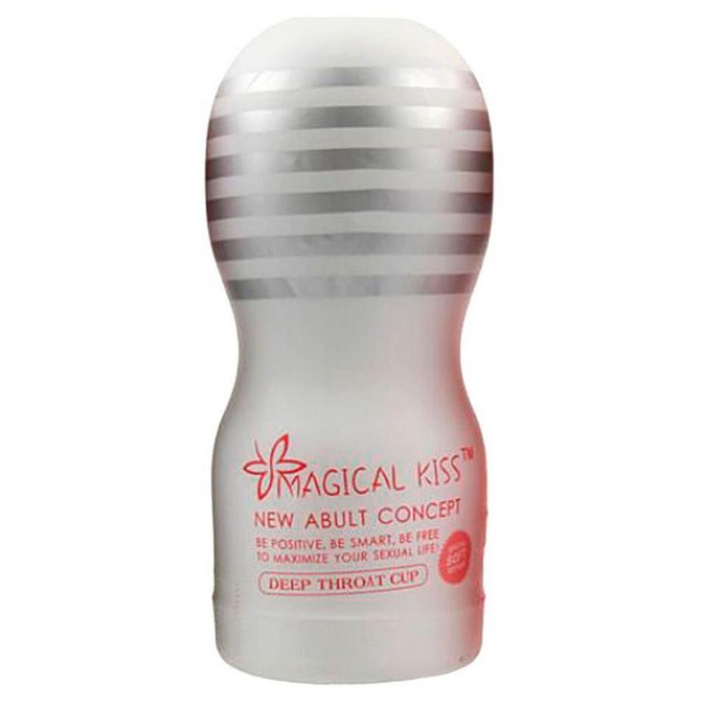 MASTURBADOR DEEP THROAT CUP MAGICAL KISS BRANCO / 1096