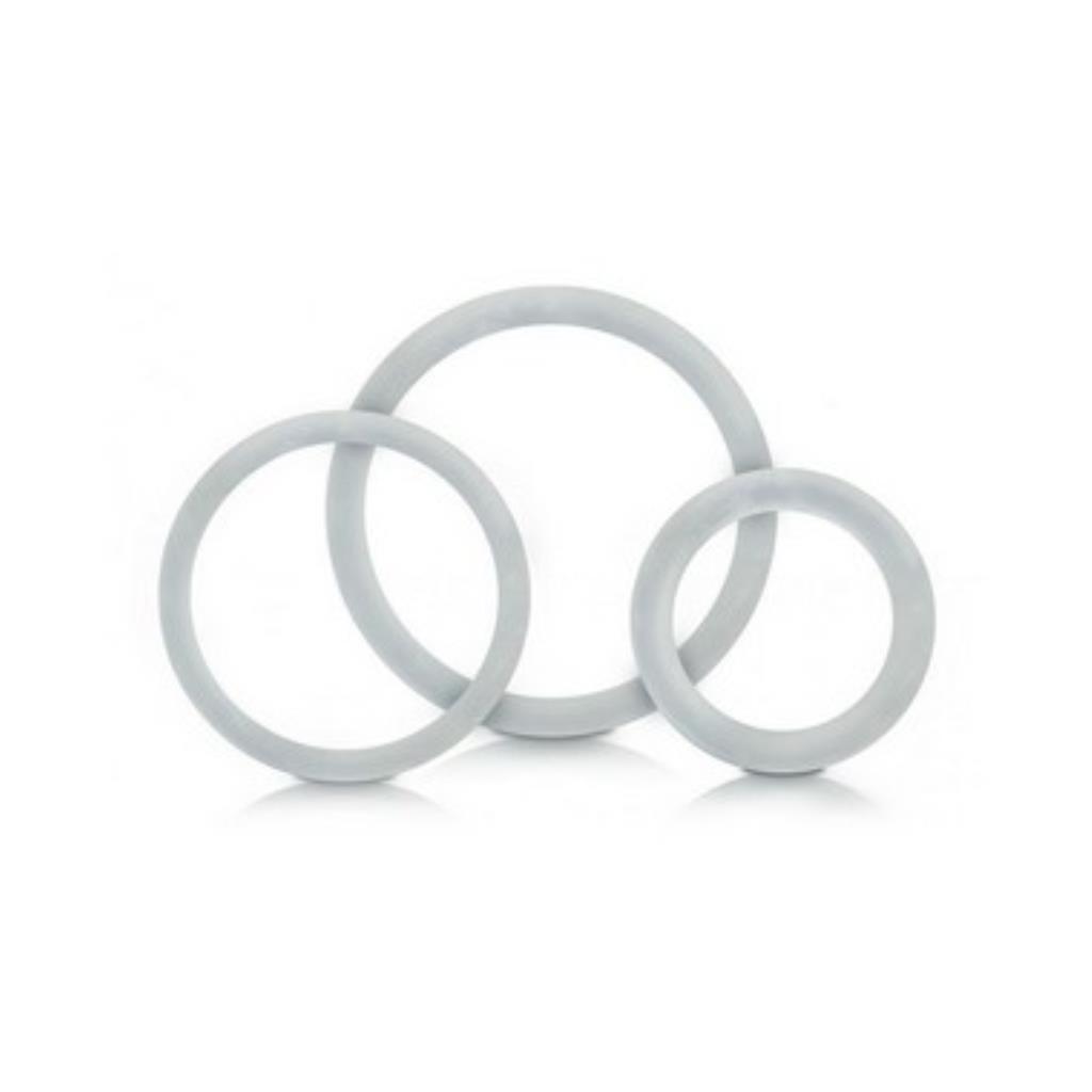 CONJUNTO DE ANEL RETARDADOR P/M/G INCOLOR / EL007 / 2090 (7898492211997)