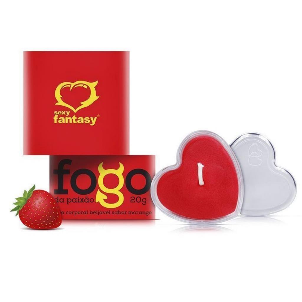VELA FOGO DA PAIXAO MORANGO 20 G / 6000- (5102) / 7898509545503