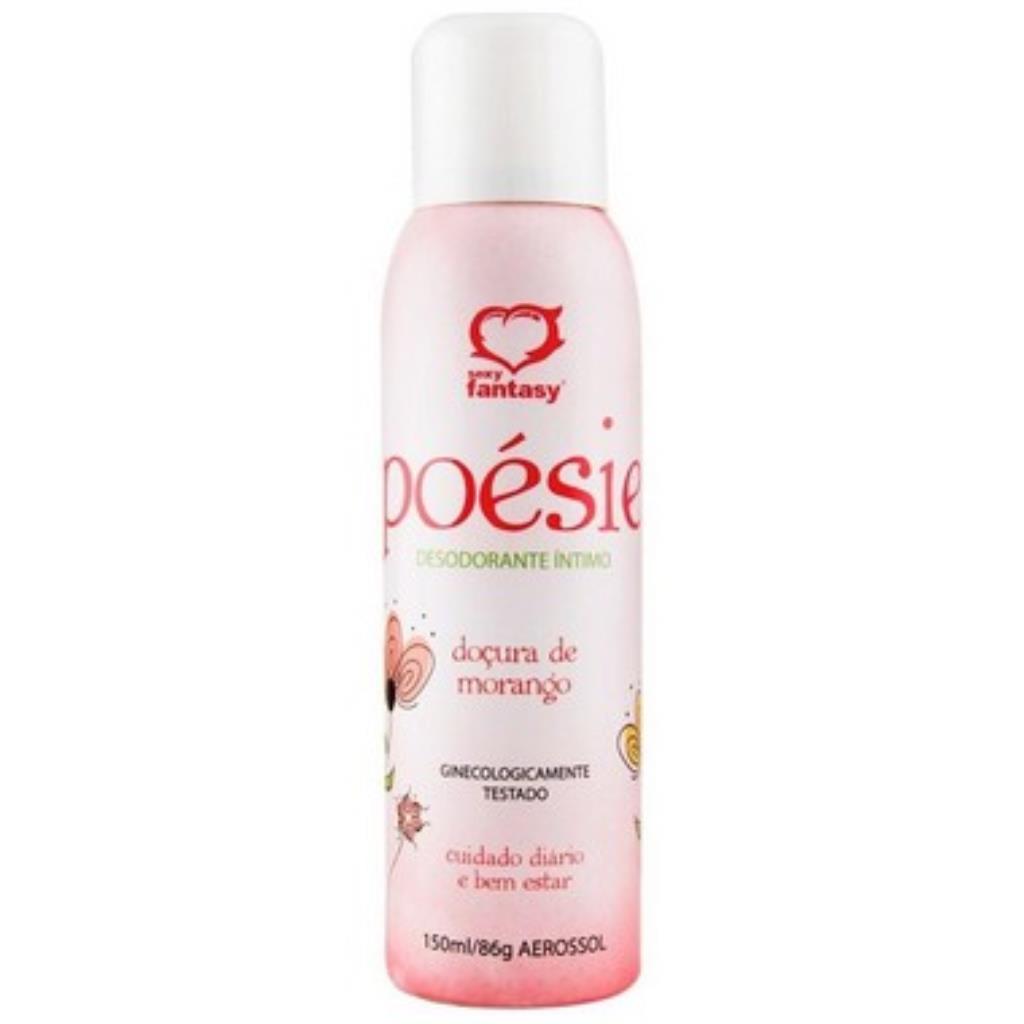 DESODORANTE INTIMO POESIE AEROSSOL MORANGO 150 ML / AE001