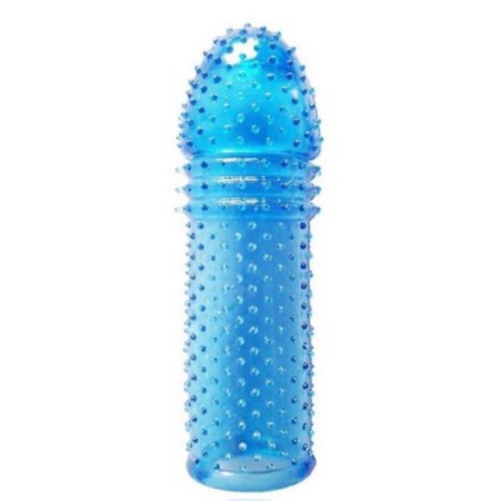 CAPA PENIANA AZUL SILICONE COLORS 15,5CM X 4 CM SOULSEX - 68110A / 3018