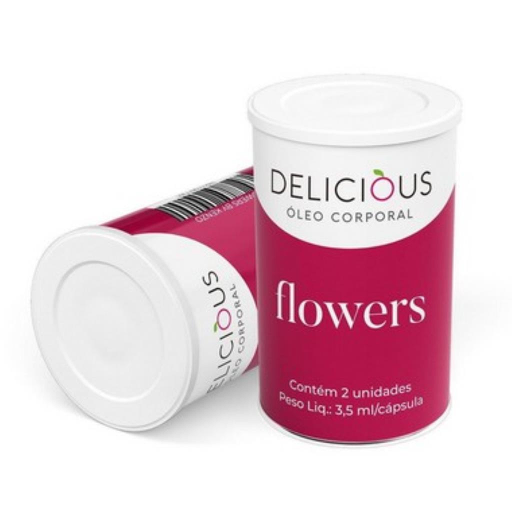 BOLINHAS AROMATICAS FLOWER SENSO VINHO COM OLEO CORPORAL 02 UNIDADES SATISFACTION CAPS FLOWER SENSO / 7899506141903