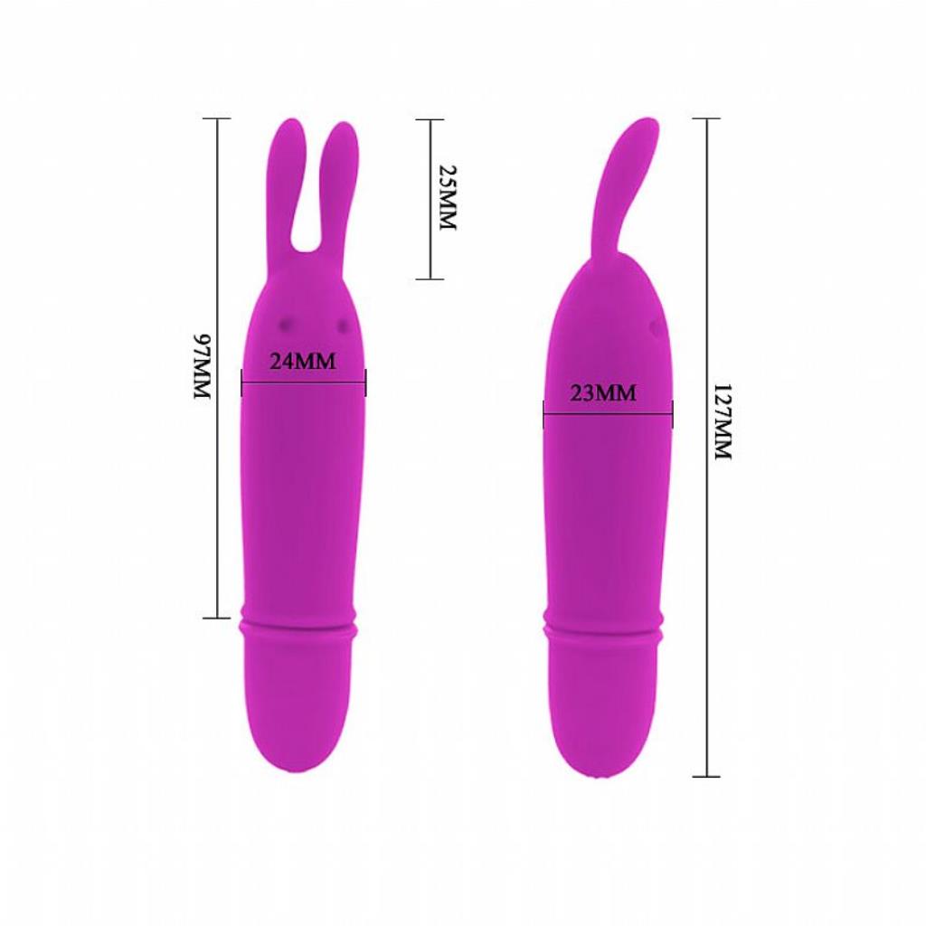 BOYCE VIBRADOR 12,7 X 2,4 SILICONE 10 FUNÇÕES PRETTY LOVE / BI-014191 / 5414