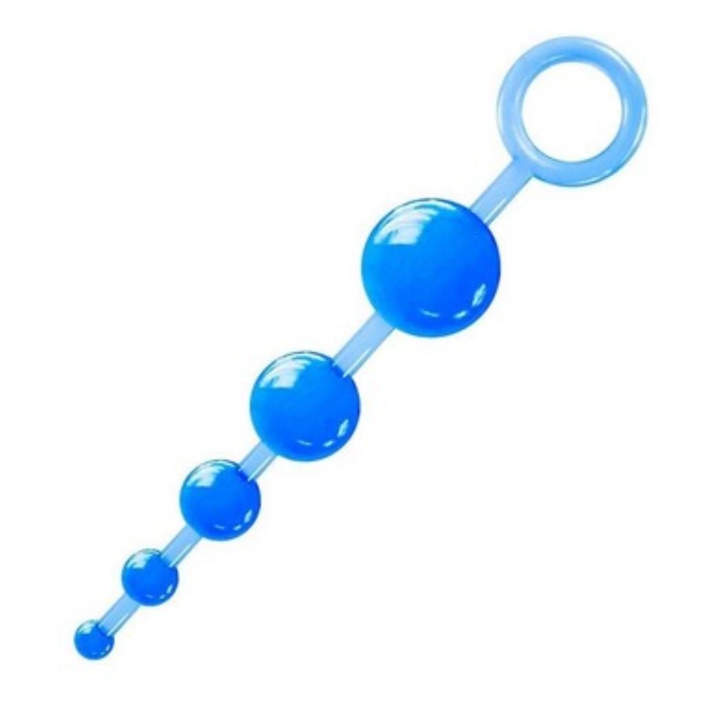 PLUG BOL 5 ESFERAS 15cm x 2,5~0,5CM  - AZUL - EL004