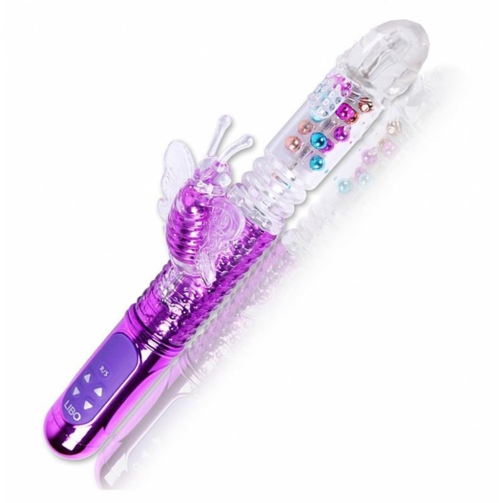 FEMALE MASTURBATION 28X3,5 VAI E VEM RECARREGAVEL ROTATIVO RECARREGAVEL RABBIT - 6046 / 23188