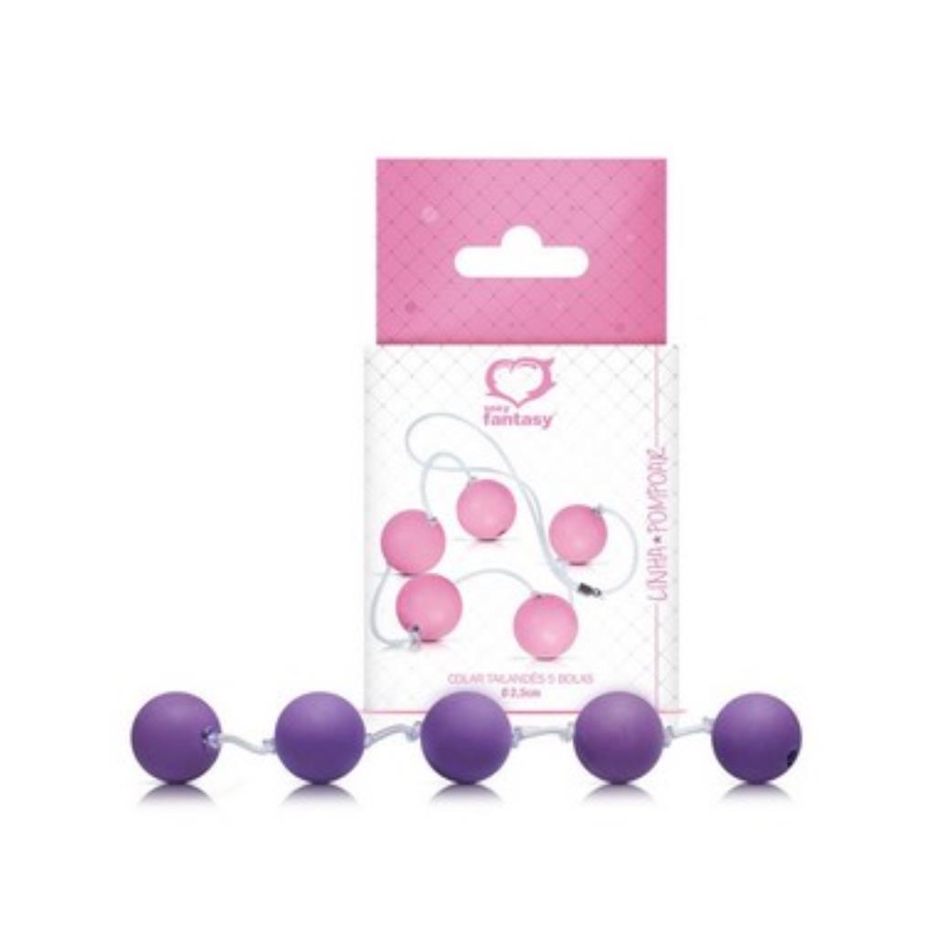 COLAR TAILANDES 5 BOLAS TAM M 2,5 CM (MED) / 3312B / 108 / EX022 / 184 (7899564707592) / KT53 / 7898540501865
