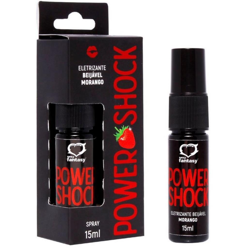 SPRAY POWER SHOCK MORANGO 15ML - (5102) /  6146
