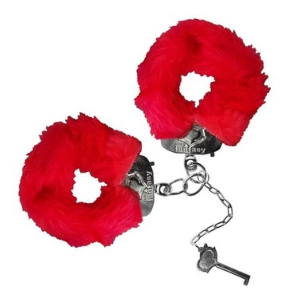 ALGEMA DE METAL REFORCADA COM PELUCIA VERMELHA / 5002-07 - / 1002 - (7898932849841)