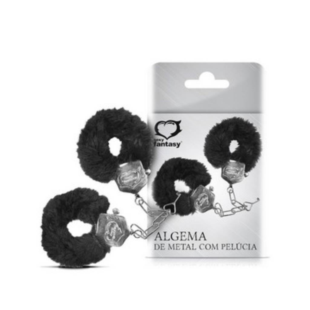 ALGEMA REFORCADA COM PELUCIA PRETA / 5002-08 - 1003 - (7898509541048)
