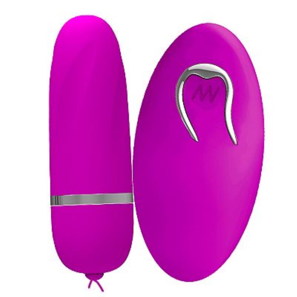 DARLENE VIBRADOR 7,5X2,8 SILICONE COM CONTROLE REMOTO 12 NIVEIS DE VIBRACAO / BI-014403W / 5526