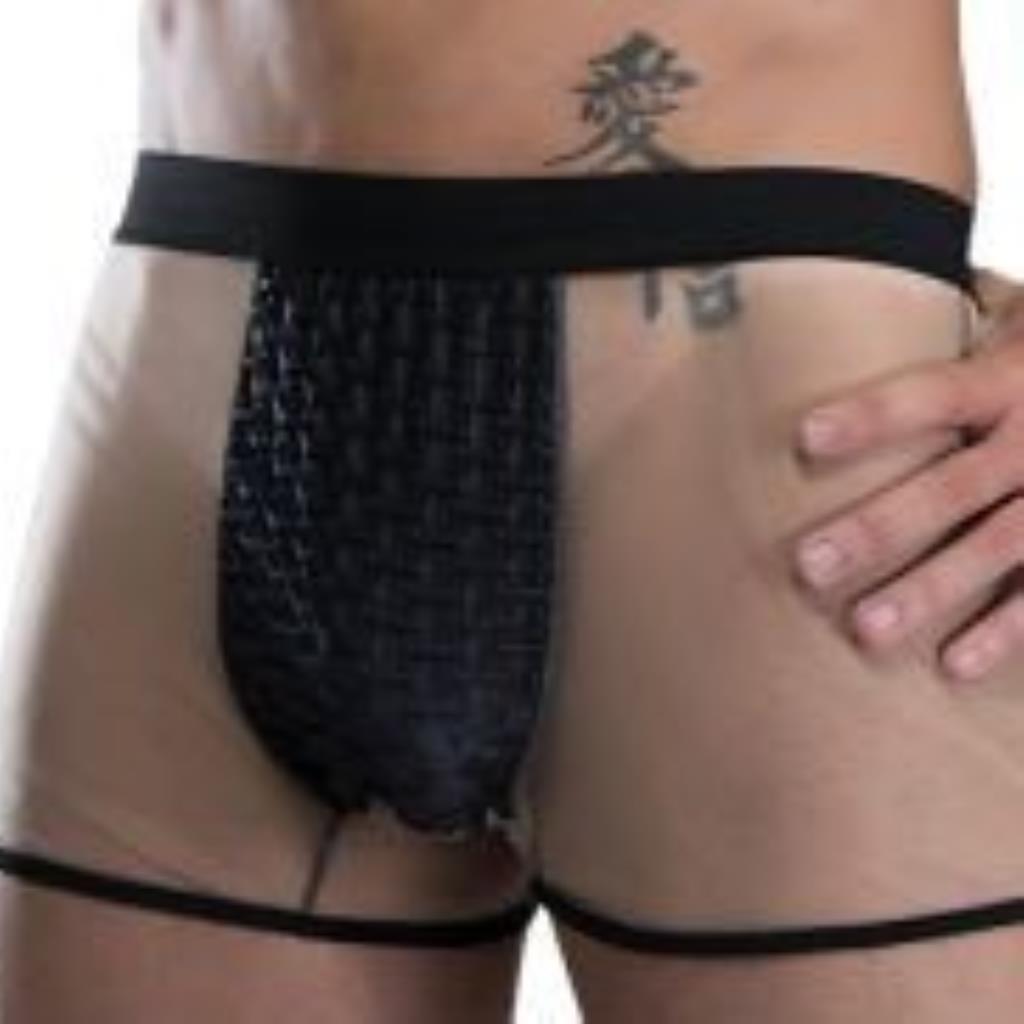6577 - CUECA NUDE TRANSPARENTE