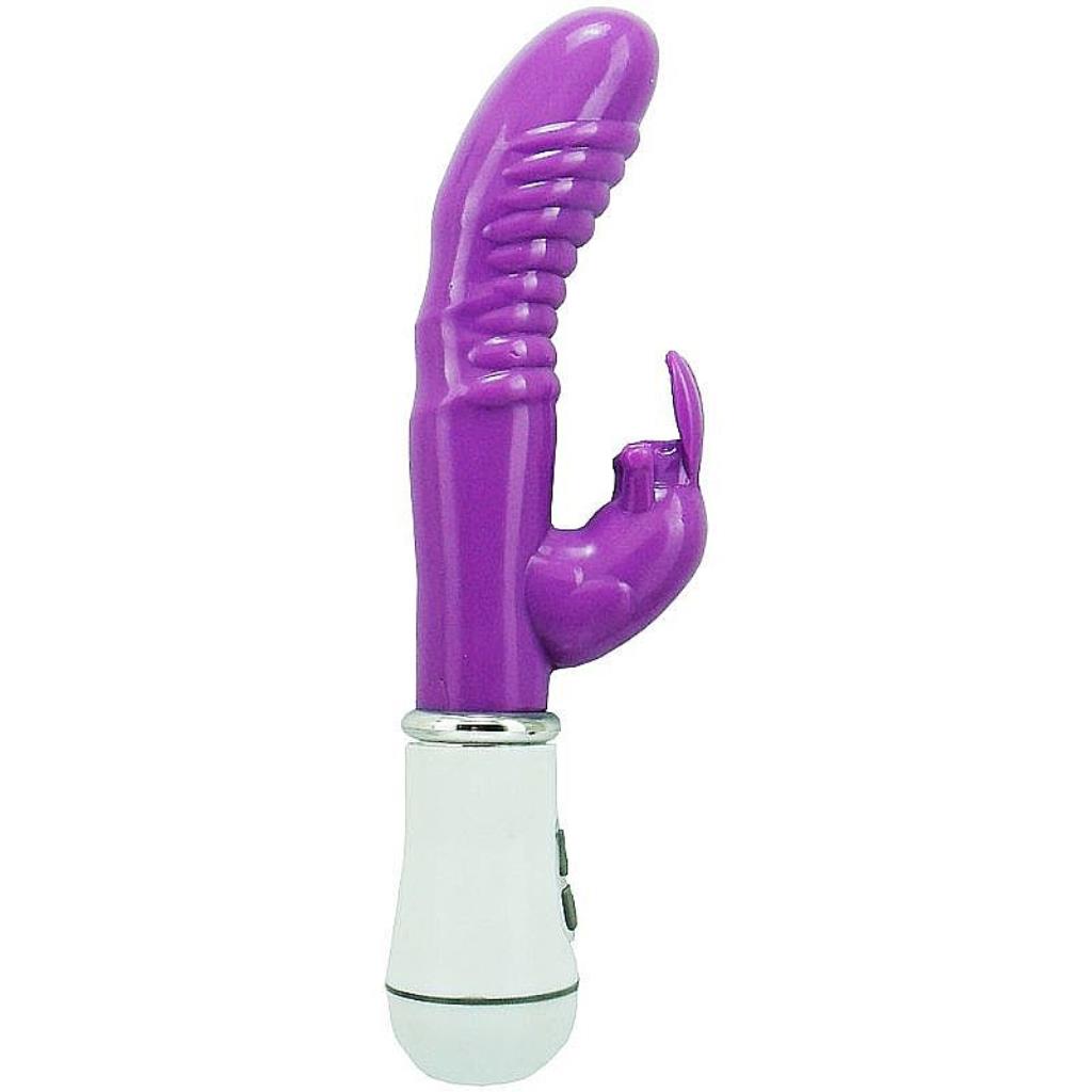 VIBRADOR SILICONE COELHINHO 20,5X2,8 12 MODOS DE VIBRACAO / 5367 / YSFG220 / 5375 / 6970478290668