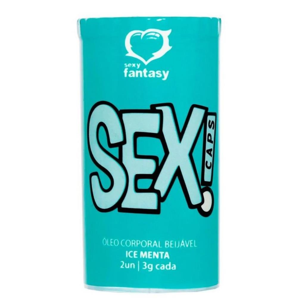 BOLINHA CAPSULA BEIJÁVEL SEX ICE MENTA 02 UND / 8070 (5102)