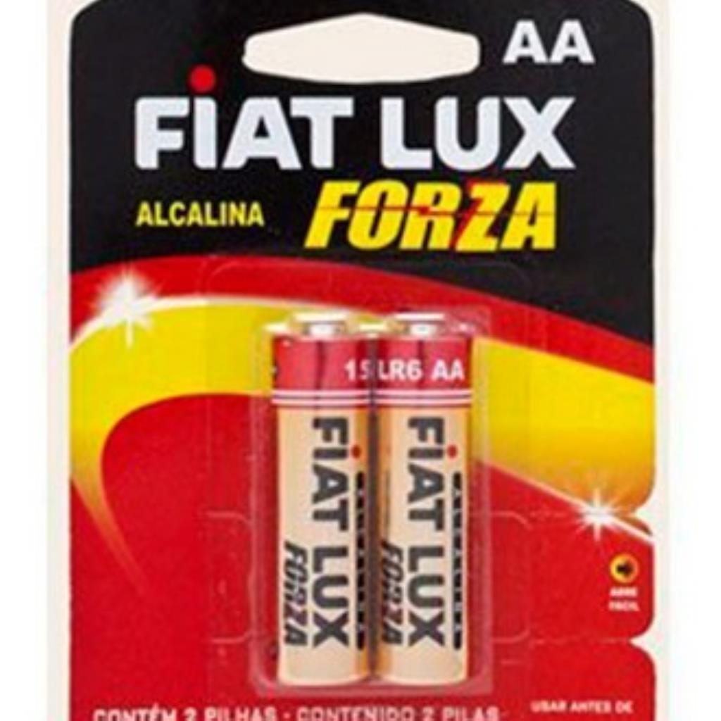 PILHAS FIAT LUX ALCALINA AA FORZA C/ 02 UND / 7896007904273 / 7896067203002