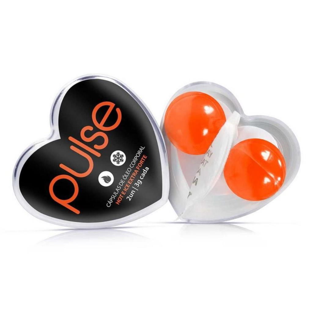 BOLINHA CAPSULA SEX PULSE FUNCIONAL HOT E ICE 2 UND / 8930 (5405)