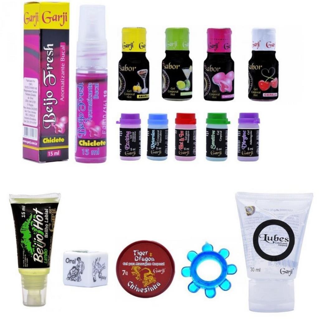 KIT SENSUAL 2 (15 ITENS)