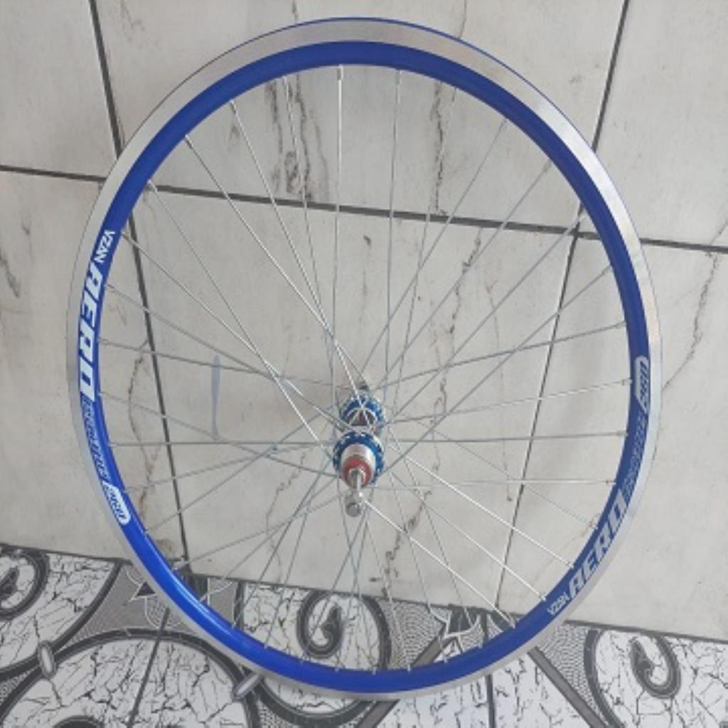 RODA DE BIC AZUL 26X1.1/2 AERIA TRAS 36F COM ROLAMENTO CT