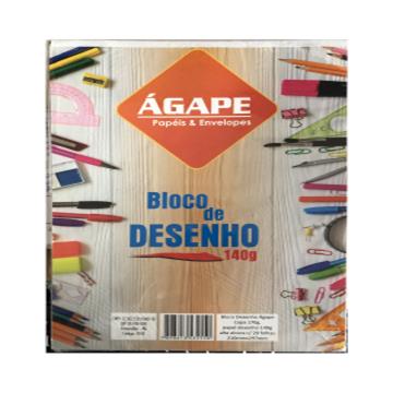 Bloco de Desenho 140 g Ágape