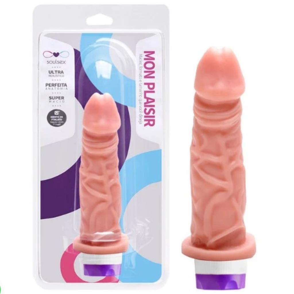 PRÓTESE VIBRADOR INTERNO 15,5 X 4CM SOULSEX
