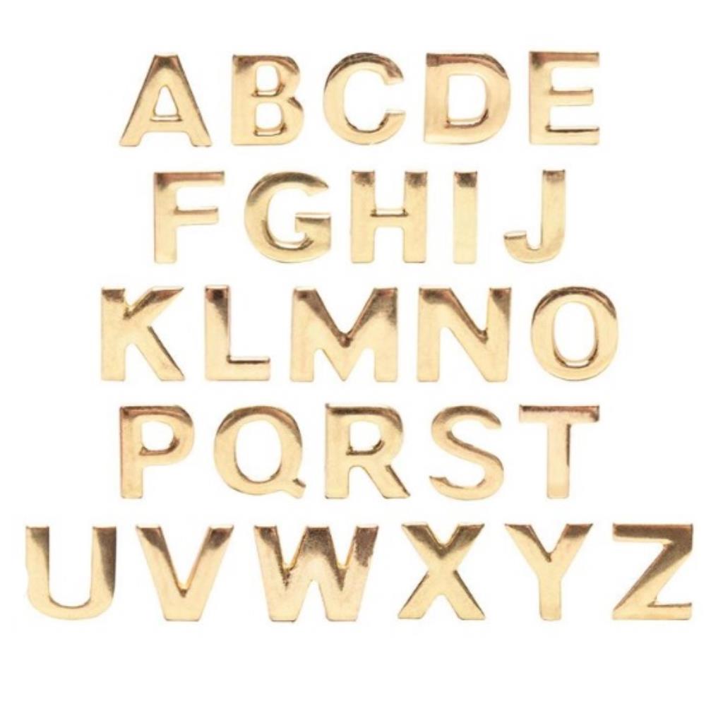 LETRAS METAL DOURADA CALCINHA PERSONALIZÁVEL YAFFA