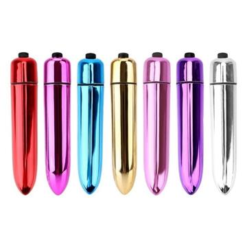 !  **   POWER BULLET METÁLICO 10 VIBRAÇÕES PLUS 8,5 X 1,5CM