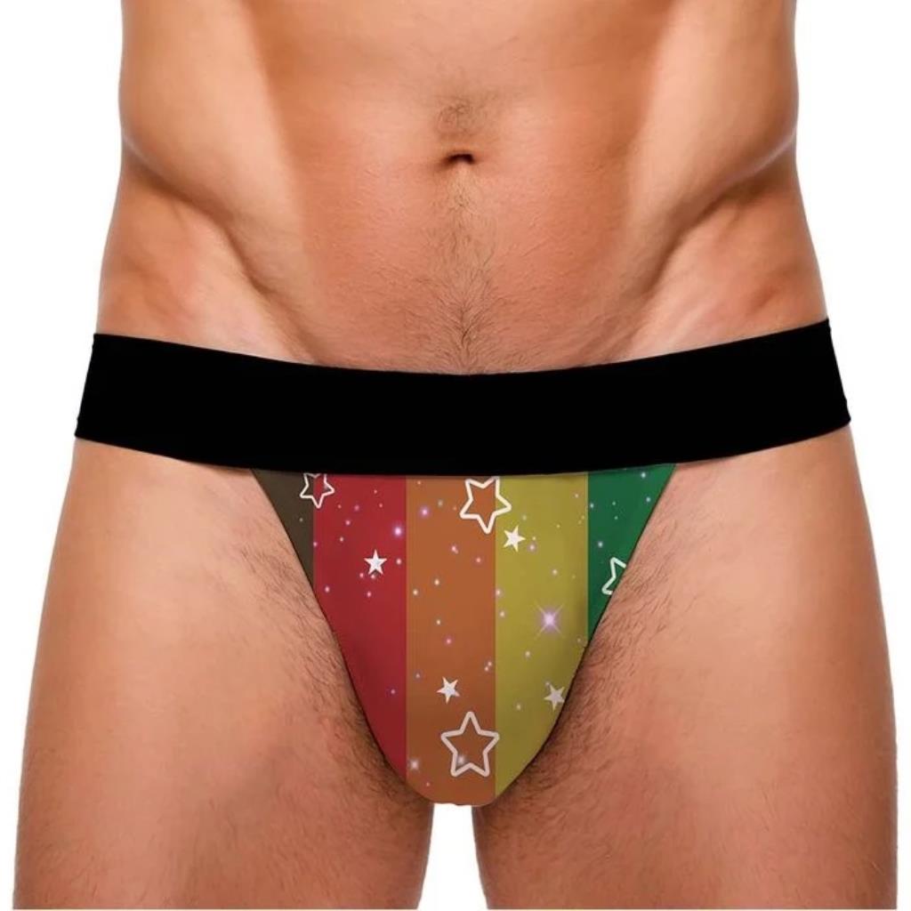 JOCKSTRAP CUECA SENSUAL PRIDE ESTRELINHA