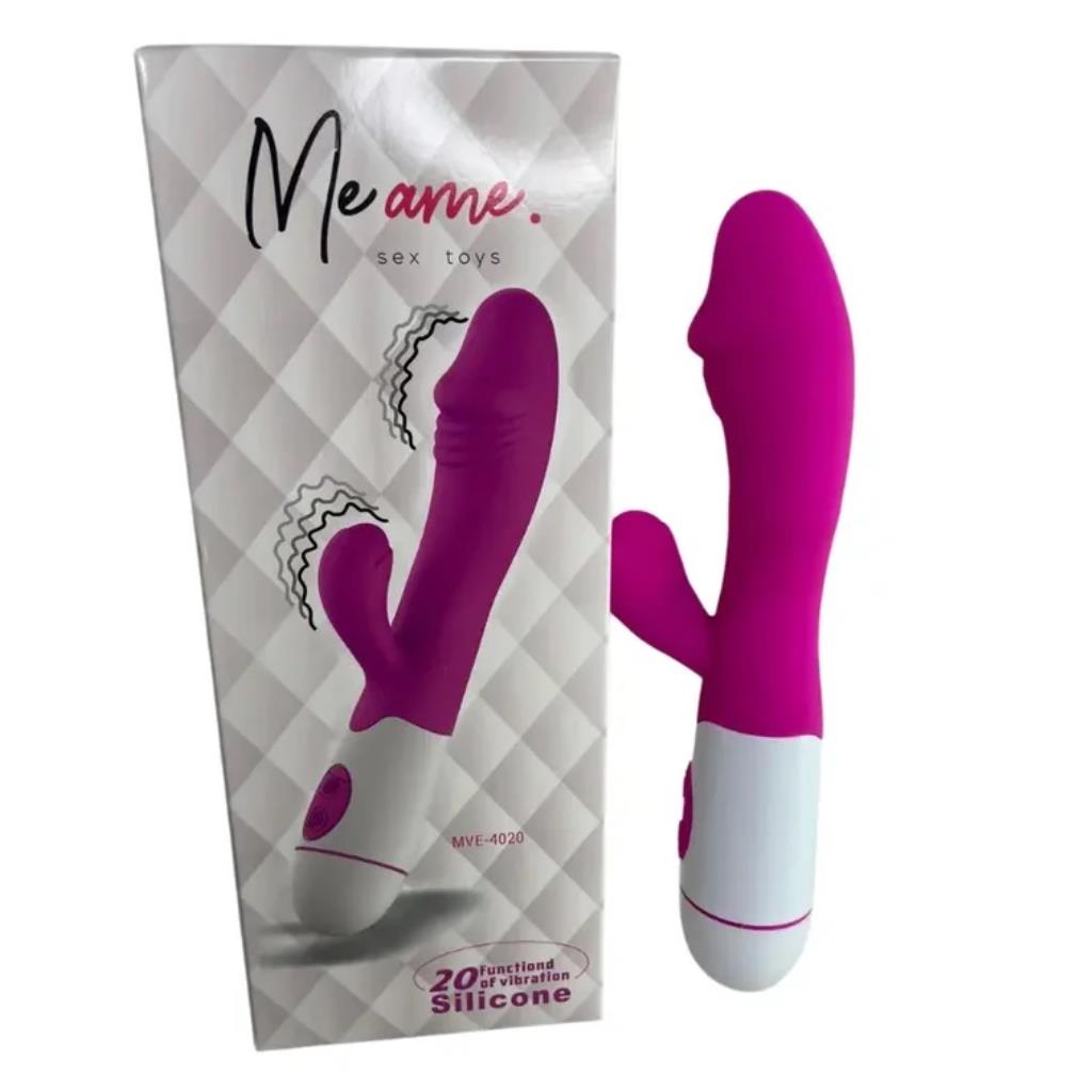 SNAPPY - Vibrador com Estimulador Clitoriano RECARREGÁVEL