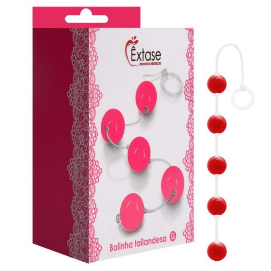 BOLINHA TAILANDESA GRANDE 2,5CM 05 UNIDADES ÊXTASE